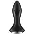Satisfyer Rotator Plug 1 - parelvormige anale vibrator (zwart)