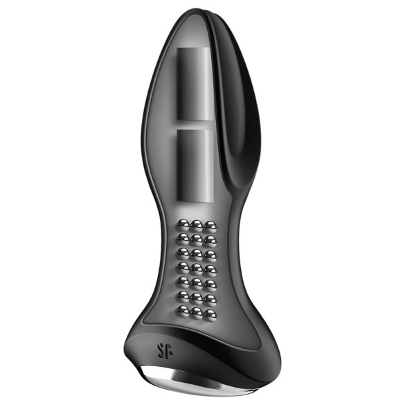 Satisfyer Rotator Plug 2 - parel anale vibrator (zwart)