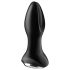 Satisfyer Rotator Plug 2 - parelvormige anale vibrator (zwart)