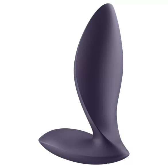 Satisfyer Power Plug - App-gestuurde anale vibrator (paars)