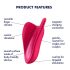 Satisfyer High Fly - Oplaadbare, waterdichte clitoris vibrator (roze)