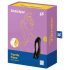 Satisfyer Candy Cane - oplaadbare, waterdichte dubbele vibrator (zwart)