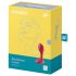 Satisfyer Backdoor Lover - Oplaadbare, waterdichte anaal vibrator (rood)