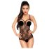 Penthouse Ontwaken - open kanten body (zwart)