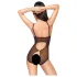 Penthouse Turned on - opengewerkte kanten body - zwart - L/XL