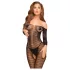 Penthouse Dreamy Diva - catsuit dames - zigzag patroon - zwart