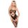 Penthouse Hot Nightfall - golvende, open net set (zwart)