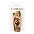 Penthouse Hot Nightfall - lingerie set - golvende open netstof - zwart