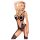 Penthouse Wild Virus - Zwarte Net Body met Bandjes - XL
