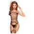 Penthouse Fatal Look - lingerie set - zwart - netstof