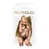 Penthouse Gangsta Babe - open net lingerie set - zwart