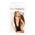 Penthouse Flame on the Rock - mini jurkje - visnet - zwart