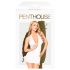 Penthouse Earth-shaker - halter jurk en string (wit) - M/L