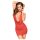 Penthouse Heart Rob - halterjurk en string (rood) - L/XL