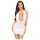 Penthouse Heart Rob - halterjurk en string (wit) - M/L