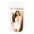 Penthouse Heart Rob - halterjurk en string (wit) - M/L