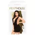 Penthouse - jurk met halternek en string - zwart - L/XL