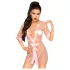 Penthouse Midnight Mirage - satijnen kamerjas en string (roze) - XL