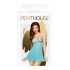 Penthouse Bedtime Story - nachtjurk & string (Turquoise)
