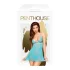 Penthouse - Nachthemd en string - turquoise - lingerie set - L/XL