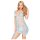 Penthouse Naughty Doll - kanten jurk en string (blauw) - M/L