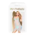 Penthouse Naughty Doll - lingerieset met kanten jurkje en string - blauw - L/XL