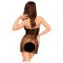 Penthouse All Yours - kanten negligé en string (zwart) - M/L