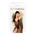 Penthouse Best Forplay - kanten body met tule sjaal (zwart) - M/L