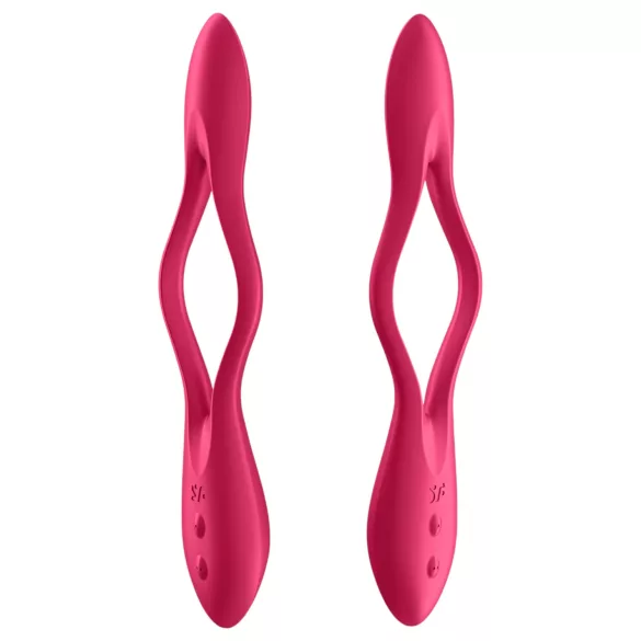 Satisfyer Elastic Joy - vibrerend duo speeltje - flexibel oplaadbaar - rood