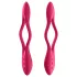 Satisfyer Elastic Joy - vibrerend duo speeltje - flexibel oplaadbaar - rood