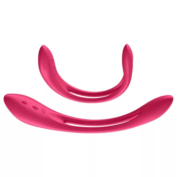 Satisfyer Elastic Joy - vibrerend duo speeltje - flexibel oplaadbaar - rood