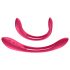 Satisfyer Elastic Joy - oplaadbare, flexibele duo vibrator (rood)