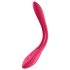 Satisfyer Elastic Joy - oplaadbare, flexibele duo vibrator (rood)