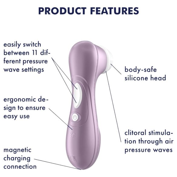 Satisfyer Pro 2 Gen2 - clitorisstimulator met accu - paars