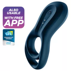   Satisfyer Epic Duo - App-gestuurde vibrerende penisring voor mannen (zwart)