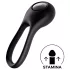 Satisfyer Majestic Duo - oplaadbare vibrerende penisring - waterdicht - zwart