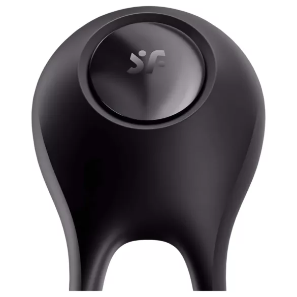 Satisfyer Majestic Duo - oplaadbare vibrerende penisring - waterdicht - zwart