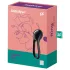 Satisfyer Majestic Duo - oplaadbare vibrerende penisring - waterdicht - zwart