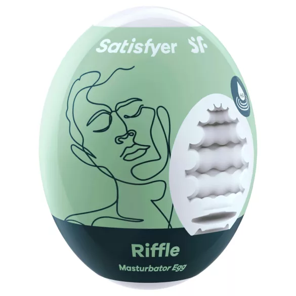 Satisfyer Egg Riffle - masturbator ei - mannenspeeltje - 1 stuk