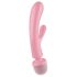 Satisfyer Triple Lover - G-punt & massager vibrator (roze)
