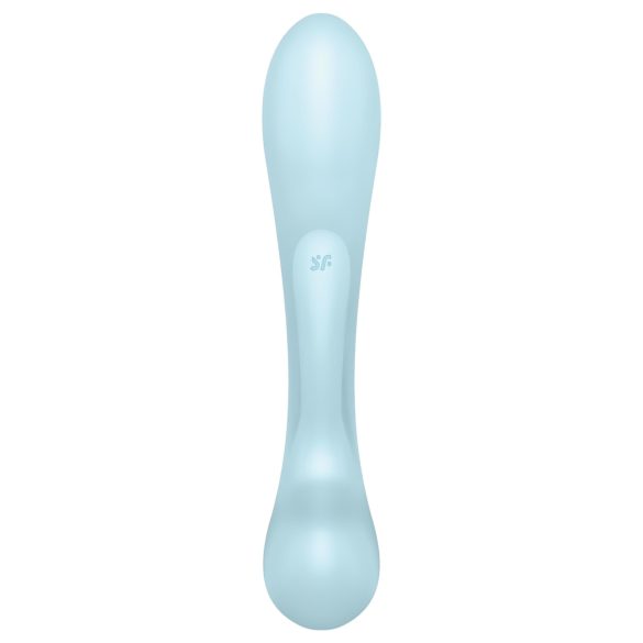 Satisfyer Triple Oh - vibrator met clitorisstimulator - oplaadbaar - blauw