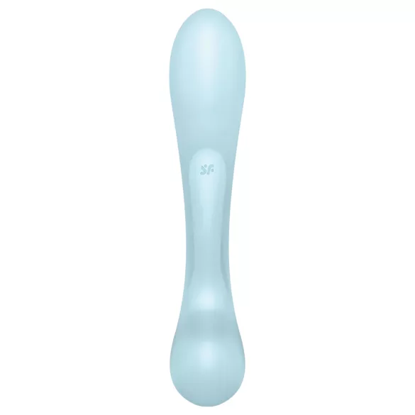 Satisfyer Triple Oh - oplaadbare vibrator met clitorisstimulator (blauw)