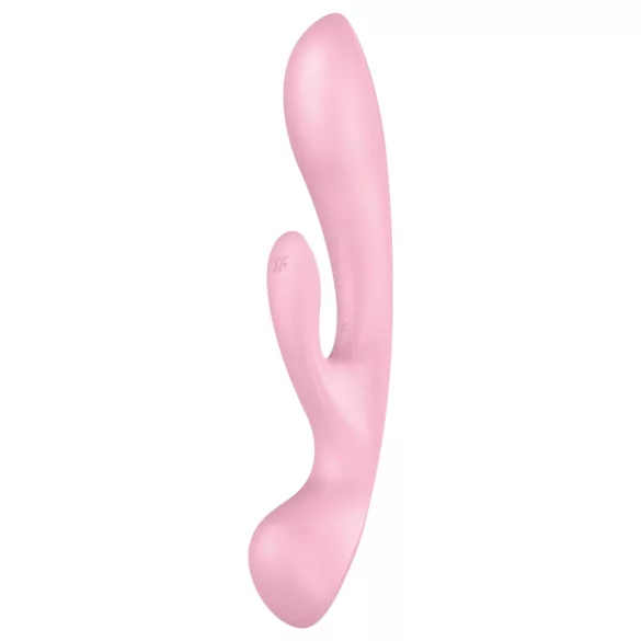 Satisfyer Triple Oh - vibrator met clitorisstimulator - oplaadbaar - roze