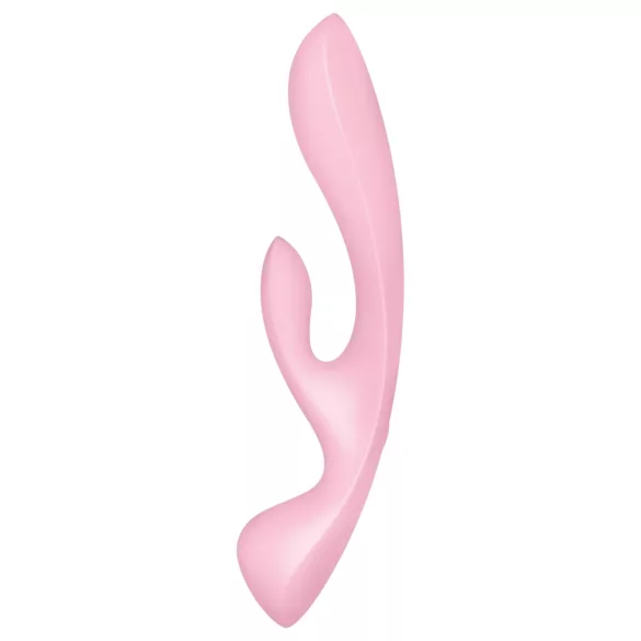 Satisfyer Triple Oh - vibrator met clitorisstimulator - oplaadbaar - roze