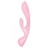 Satisfyer Triple Oh - vibrator met clitorisstimulator - oplaadbaar - roze