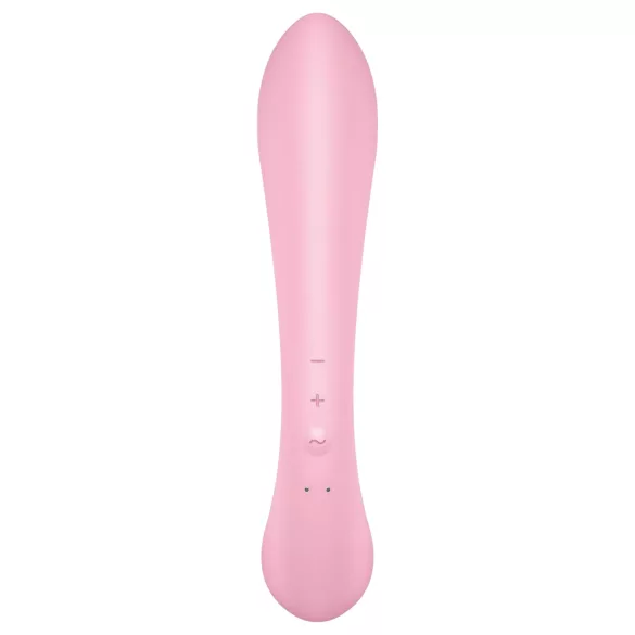 Satisfyer Triple Oh - vibrator met clitorisstimulator - oplaadbaar - roze