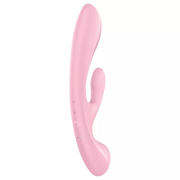 Satisfyer Triple Oh - vibrator met clitorisstimulator - oplaadbaar - roze