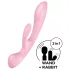 Satisfyer Triple Oh - vibrator met clitorisstimulator - oplaadbaar - roze