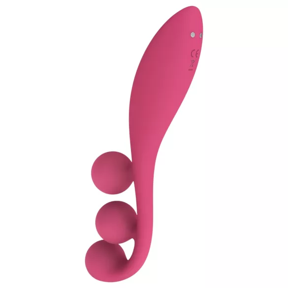 Satisfyer Tri Ball 1 - vibrator - oplaadbaar multifunctioneel - rood