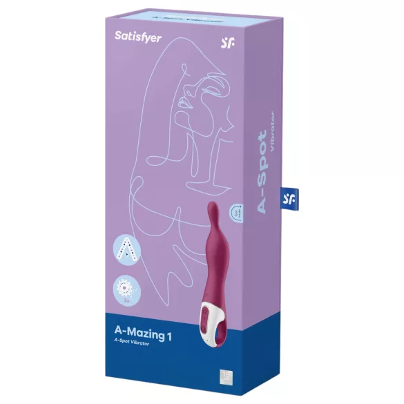 Satisfyer A-Mazing 1 - A-punt vibrator - oplaadbaar - rood